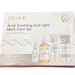 Eelhoe Acne Soothing & Light Mark Care Set 4 Pieces, Oil Control Cream Serum New